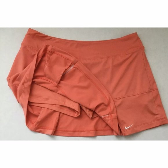Nike Dresses & Skirts - Nike Pleated Tennis Dry Fit Neon Skort SZ Large